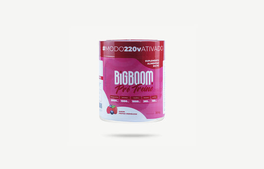 Pré-treino BigBoom sabor Frutas vermelhas