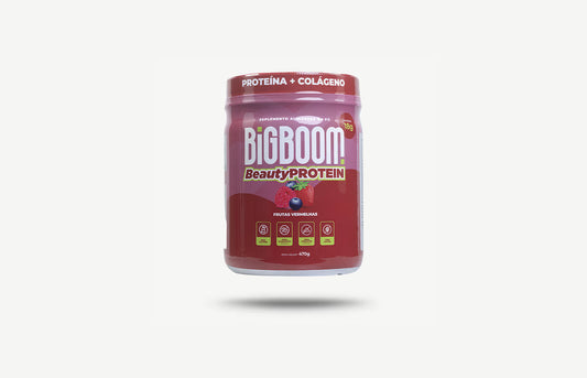 Proteína BigBoom sabor frutas vermelhas